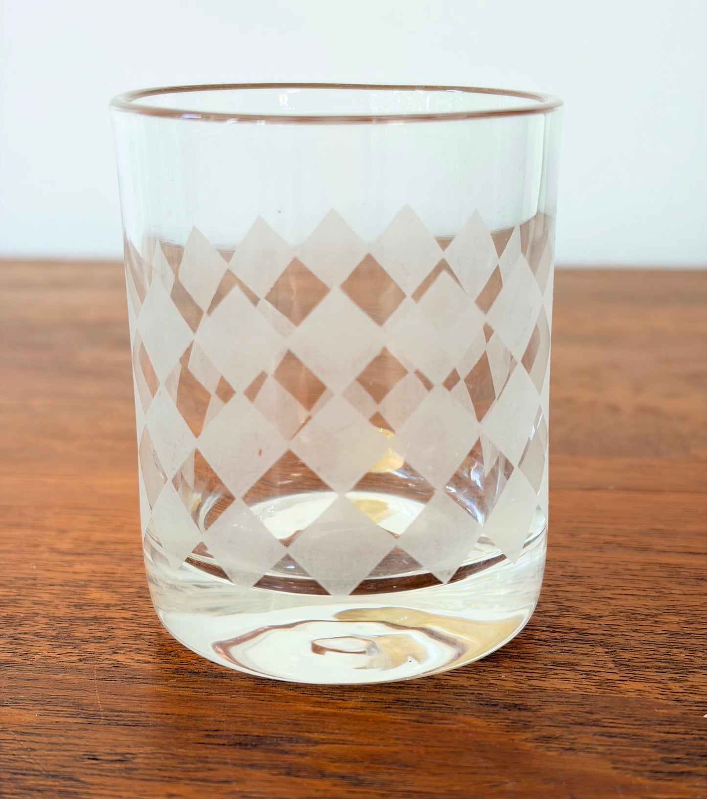 Reijmyre - små whiskyglas rutmönstrad dekor