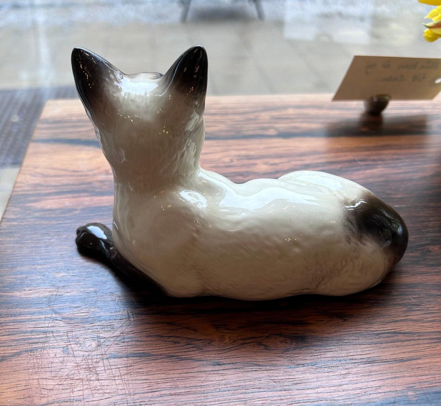 Beswick, England - Siameskatt, liggande porslin